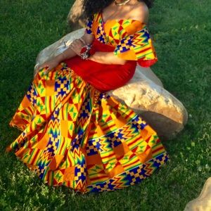 Kente Formal/Prom Dress